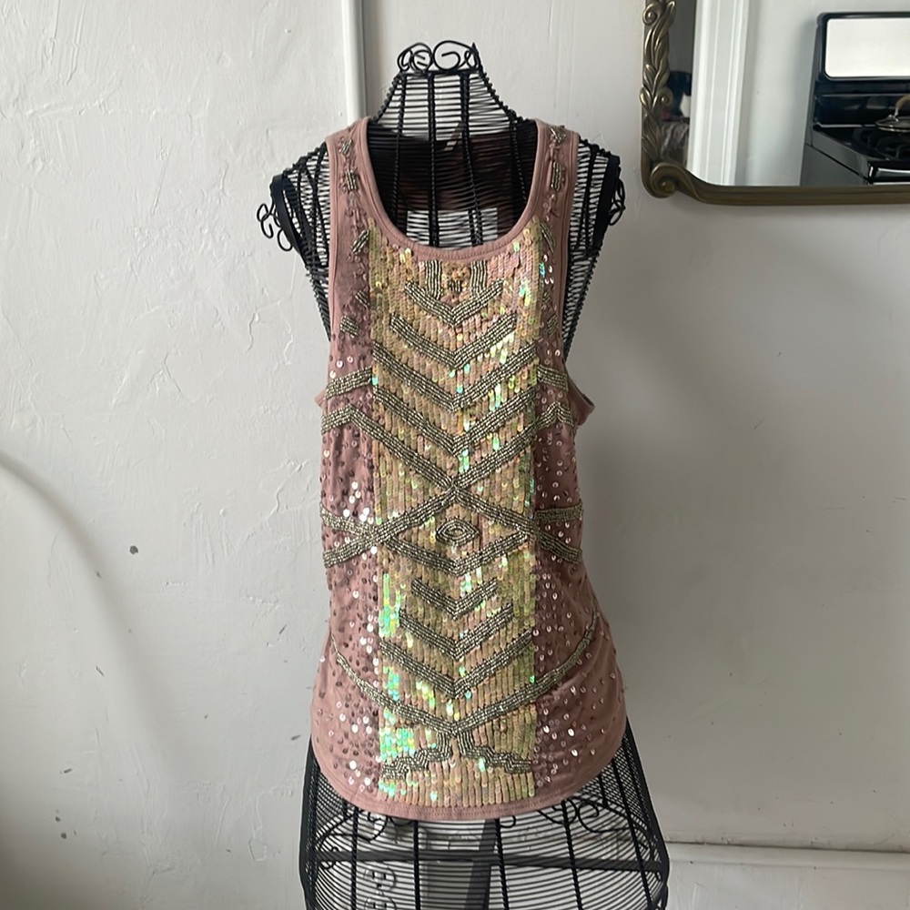Free People Sequin Top